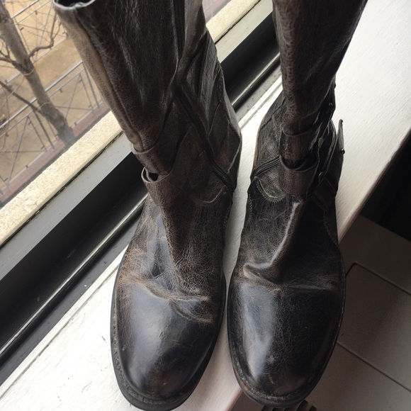 Vera Wang Lavender Moto boots 8 - Picture 7 of 7